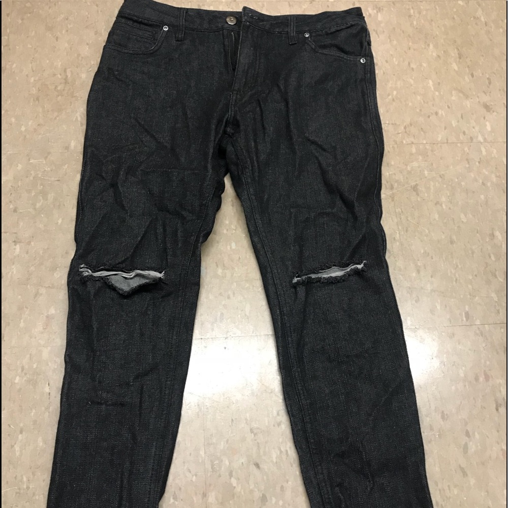 Fair play cropped ripped jeans